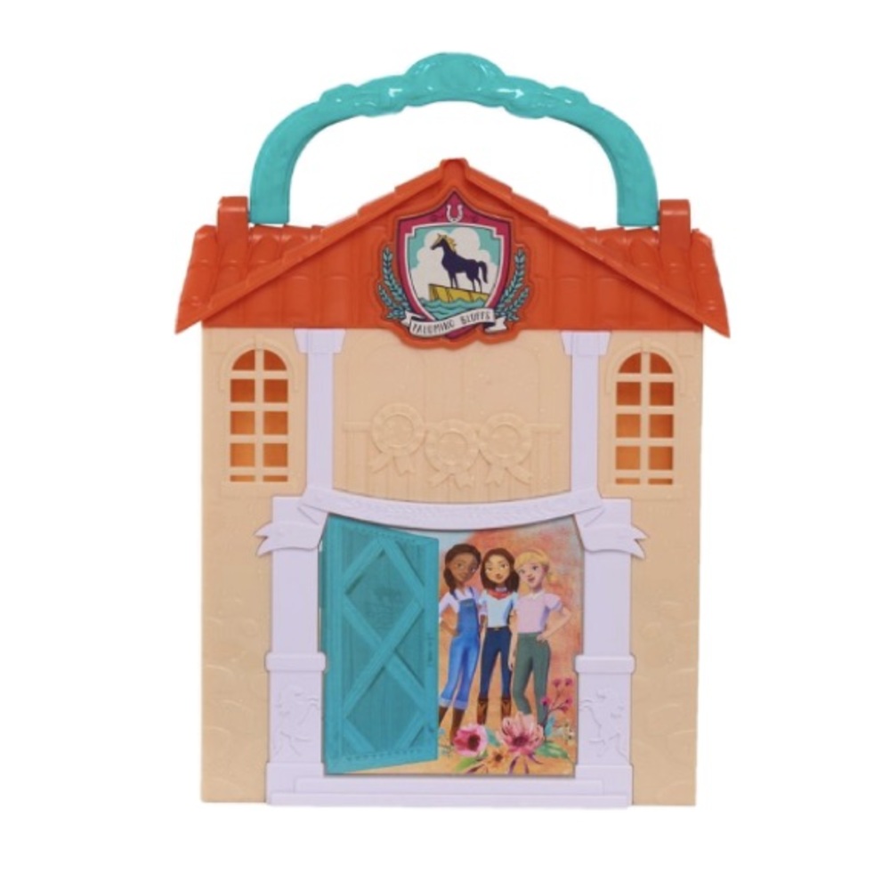 Spirit Riding Free Academy Stow N’ Go barn playset